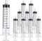 10ml/cc Plastic Syringe - Individually Sealed Measuring Syringe - Ideal for Scientific Labs & Pet Feeding - Luer Slip Tip for Refilling & Measurin...