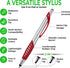 Stylus Pen, 2 in 1 Capacitive Stylus & Ballpoint Click Pen with Comfort Grip for Universal touchscreen Devices, Tablets,iPad, iPhone 6,6 Plus, iPo...