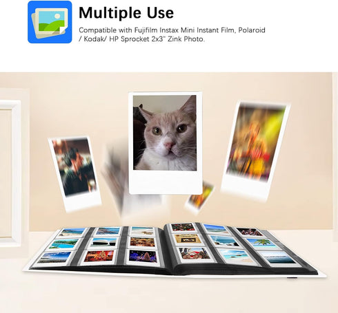 432 Pockets Photo Album for Fujifilm Instax Mini Camera, Polaroid Camera, for Fujifilm Instax Mini 12 11 9 40 99 90 8 7 Evo LiPlay Instant Camera,...