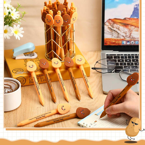 30 Pcs Inspirational Pens Motivational Quotes Ballpoint Pens Bulk Positive Pens with Sayings Back to School Gifts Black Ink Pens for Kid Adult Sch...