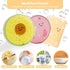 Cellulose Compressed Eco-Sponge 5 Pack- Avocado Sandwich Set |Standard Size| Plastic-Free & Made of All-Natural Wood Pulp | Showering, Dishwashing...