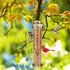 MIXXIDEA Finch Bird Feeder Hanging Metal Thistle Seed Feeder with 8 Feeding Ports Nyger Seed Feeder, Goldfinch Feeder for Outdoors Garden Copper...