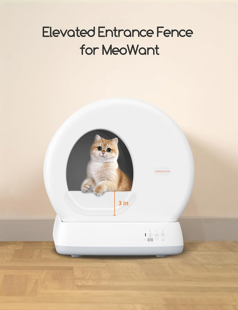 Meowant MW-SC01 Automatic Cat Llitter Box Litter Guards Accessories...