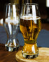 LUXU IPA Beer Glasses(Set of 4),16 oz Pilsner Beer Glasses,Craft Beer Bar Glasses,Lead-free Drinking Glasses,Ideal Gifts for Lager,Ale or Craft Be...