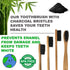 24 Count I Bamboo Toothbrush I Soft Bristles Best for Sensitive Gums I Charcoal I Vegan I Natural Wood I BPA Fee I Recyclable I Compostable I Biod...