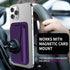 Magnetic Phone Wallet Compatible with Magsafe Wallet, Card Holder for iPhone Supports Car Stand, Kickstand Phone Card Holder for iPhone 15/14/13/1...