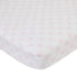 NoJo Serendipity - Pink Elephant Print 100% Cotton Fitted Crib Sheet, White, Pink...