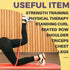 Resistance Band, Pull Up Bands, Exercise Bands, Workout Bands, Elastic Bands, Home Gym Fitness, Stretching, Physical Therapy, Training, Yoga, with...