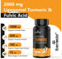2000 mg Liposomal Turmeric Curcumin with Black Pepper & Ginger for Superior Absorption with Fulvic Acid and Humic Acid (60 Count (Pack of 1))...