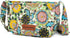 Malirona Women 's Durable Small Floral Crossbody Bag Canvas Messenger Handbag Multi Pocket Travel Satchel Purse...
