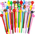 30Pcs Cute Cartoon Gel Black Ink Pens,Random Kawaii Writing Pens,Assorted Styles Pens for School Office Home Student Kids Present...