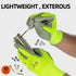 Vgo... 10-Pairs Safety Work Gloves, Gardening Gloves, Polyurethane Coated, Dipping Gloves, Latex Free (Size L, Yellow, PU2103)...