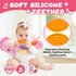 Baby Toys 0 to 12 Months, Musical Stuffed Animal Activity Soft Toys with Multi-Sensory Crinkle, Rattle and Textures,Infant Tummy Time Toys for New...