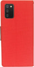 for Samsung Galaxy A02S (SM-A025), A02s - Denim Wallet Phone Case - CT5 Red...