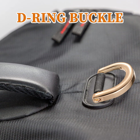 Artibetter D-Rings Screw in Shackle Horseshoe U Shape D Ring DIY Leather Craft Purse Keychain Accessories for Strap 2cm (Gold)...