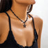 Gothic Star Necklaces, Pentagram Choker, Goth Black Choker Necklace for Women, Gothic Y2K Necklaces, Halloween Christmas New Year Goth Jewelry Gif...