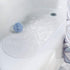 iDesign Circlz PVC Suction Non-Slip Bath Mat for Shower, Bathtub, Stall, Bathroom, 27.2" x 15.4" x .3" - Clear...