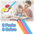 2023 Stylus Pens for Touch Screens, Kenkor Crayon Stylus for Kids Pencil Shape 3 Pack of Pink Blue Yellow Universal Capacitive Stylus Compatible w...