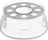 Uniware® 6 Inch Glass Teapots Warmer With Metal Tray and Color box (1)...
