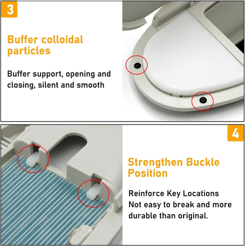 Compatible with 2007-2014 Mini Cooper Sun Visor Vanity Mirror Cover,Front Visor Illuminated Mirror Cover Replacement R55/56/60 for Left/Right,1PCS...