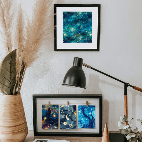 Galaxy Pattern Scrapbook Paper 12x12,30x30cm Starry Sky Specialty Paper Scrapbooking Cardstock Paper Pack,Junk Journal Craft Paper,Designer Paper ...