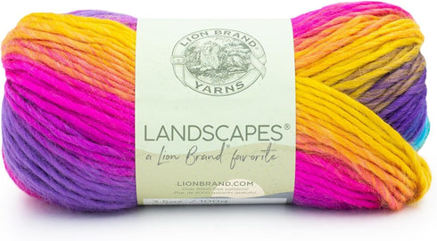 (1 Skein) Lion Brand Yarn Landscapes Yarn, Boardwalk...