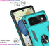 IKAZZ Suitable for Google Pixel 6 Case,Military Grade Shockproof Heavy Duty Protective Phone Case Pass 16ft Drop Test with Magnetic Kickstand Car ...