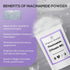 Premium Niacinamide Powder for DIY Skincare - 99% Purity, Soothes Blemished Skin, Reduces Signs of Aging, and Enhances Skin Lightening...