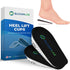 Heel Cushions for Heel Pain Relief - 2 Pack Heel Lifts for Achilles Tendonitis, Shoe Wedge Inserts for Plantar Fasciitis, Bone Spur, Foot Pain Rel...