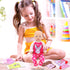 ZITA ELEMENT 5 Sets Baby Doll Clothes Outfits Casual Wear for 14-18 Inch Doll, Doll Clothes for Alive Doll 10 Pcs Baby Doll Accessories for Baby D...