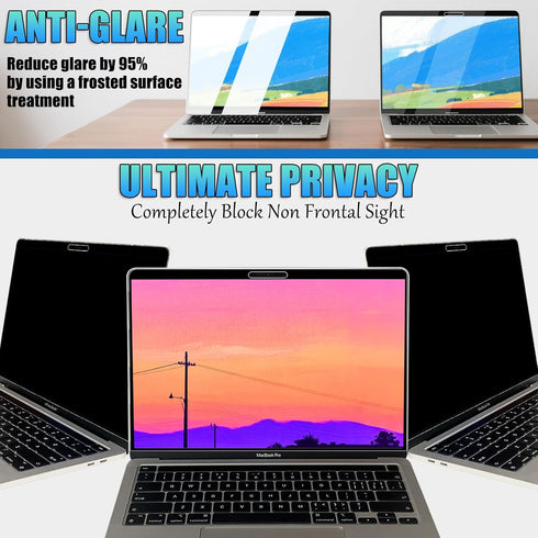 Privacy Screen Protector for MacBook Air 13 Inch (2018-2021, M1) Removable Laptop Privacy Screen Shield Ultra-Thin Design...