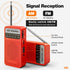 Portable Radio AM FM, Goodes Transistor Radio with Loud Speaker, Headphone Jack, 2AA Battery Operated Radio for Long Range Reception, Pocket Radio...