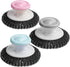 Stainless Steel Scrubber with Handle, Steel Wool Scrubber for Cleaning Dishes, Metal Sponges for Pots, Pans, Grills(3 Pack)...