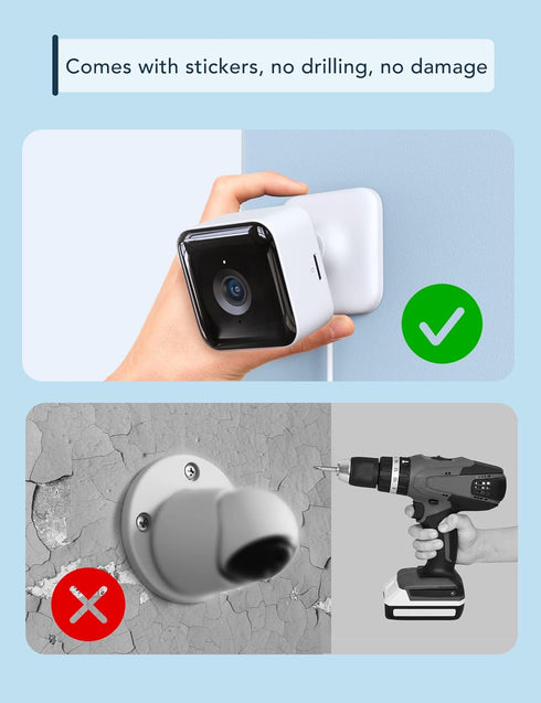 GNCC Indoor Security Camera Dog Camera 1080P Motion Detection, 2-Way Audio Siren, Night Vision, Cloud & SD Card Storage, Works w/Alexa & Google Ho...