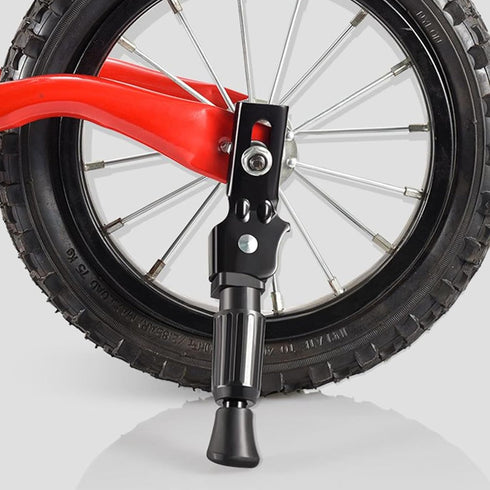 Bike Kickstand for Kid Bicycle 16 Inch Aluminium Alloy Rear Side Bicycle Stand Folding Bicycle Mount Stand Support Kickstand, Upgraded Built-in Sp...