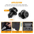 GOOACC GRC-30 120PCS Car Retainer 6.3mm 8mm 9mm 10mm Expansion Screws Replacement Kit Bumper Push Rivet Clips, 1PC Fastener Remover...