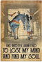 Riding Horse Metal Tin Sign,Into The Barn Lose My Mind and Find My Soul,Retro Tin Sign for Farm Village Home Hotel Bar Cafe Outdoor Wall Decoratio...