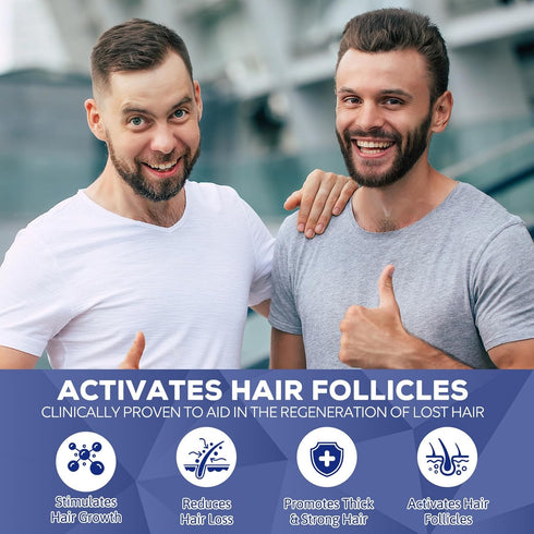 5% Minoxidil for Men, Minoxidil for Women Hair Growth, Minoxidil for Beard Growth, Hair Regrowth for Men, Minoxidil 5 Percent Hair Loss Treatments...