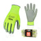 Vgo... 10-Pairs Safety Work Gloves, Gardening Gloves, Polyurethane Coated, Dipping Gloves, Latex Free (Size L, Yellow, PU2103)...