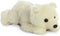 Aurora® Adorable Mini Flopsie™ Polar Bear Stuffed Animal - Playful Ease - Timeless Companions - White 8 Inches...