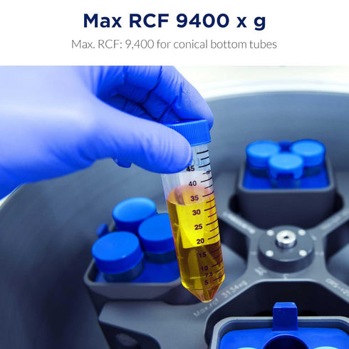 Membrane Solutions Conical Centrifuge Tubes 50mL, 25 Pack Sterile Plastic Test Tubes with Screw Caps, Polypropylene Container with Graduated and W...