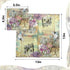 40 Count Decoupage Paper Napkins Beach,Designed Vintage Flowers Prints Cocktail Napkins,Serviettes Napkins for Wedding,Dinner and Party,Napkins Pa...