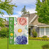 Welcome Spring Summer Daisy Garden Flags 12.5x18 Inch double sided,Spring Hydrangea Flowers Yard Holiday Outdoor Burlap Garden Farmhouse Decor...