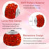 230 Pcs Large Hole Glass Beads for Jewelry Making, European Beads Bulk Mixed Color Spacer Beads with Rhinestones Lampwork Beads for DIY Craft Char...