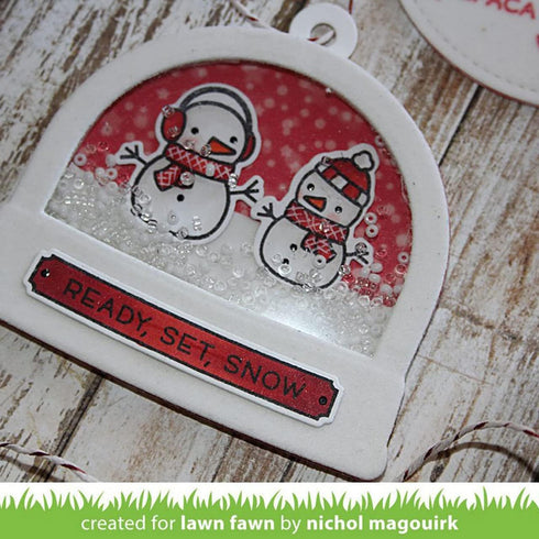 Lawn Fawn Dies - Ready, Set, Snow Shaker Add-On (LF975)...