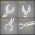 2 in 1 Plumber Wrench for Faucet Valve, Angle Stop Wrench Replacement for 27023 Model 2002, Plumbing Tools for Straight Stops, Faucet Nuts, and Sp...