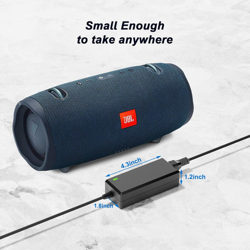 Replacment for JBL Xtreme 2 Charger Compatible with JBL Boombox, Xtreme, Extreme Portable Wireless Bluetooth Waterproof Speaker 8.8FT 19V Replacme...