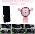 Cute Phone Mount for Car, Pink Cat Air Vent Clip Cell Phone Holder for Car Compatible with 4-7 inch Smartphones, Car Accessories for Women and Gir...