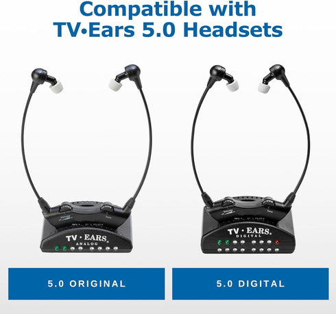 TV · EARS Replacement Battery Original & Digital Headsets - Reliable Power Source for Your Headsets - Rechargeable Long-Lasting Battery up to 6 Ho...
