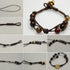 FASHEWELRY Mala Yoga Men Bracelet Making Kit - 220pcs Natural Gemstone Lava Rock Tiger Eye Beads Healing Crystal Chakra Stone Beads with Black Nyl...